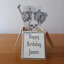 Load image into Gallery viewer, Anatomical pop up box card
