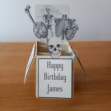 Load image into Gallery viewer, Anatomical pop up box card
