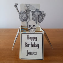 Load image into Gallery viewer, Anatomical pop up box card
