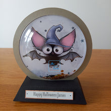 Load image into Gallery viewer, Personalised bat snowglobe

