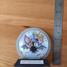 Load image into Gallery viewer, Personalised bat snowglobe
