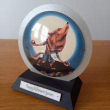 Load image into Gallery viewer, Personalised werewolf snowglobe
