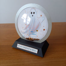 Load image into Gallery viewer, Personalised ghost snowglobe
