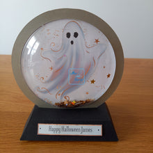Load image into Gallery viewer, Personalised ghost snowglobe
