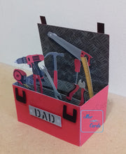 Load image into Gallery viewer, Toolbox pop up box card
