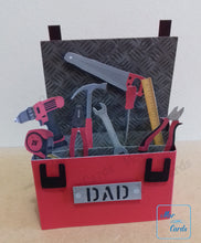 Load image into Gallery viewer, Toolbox pop up box card
