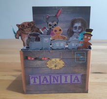 Load image into Gallery viewer, Horror dark toy box pop up box card

