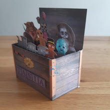 Load image into Gallery viewer, Horror dark toy box pop up box card
