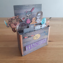 Load image into Gallery viewer, Horror dark toy box pop up box card

