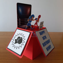 Load image into Gallery viewer, Boxer pop up box card
