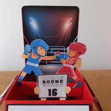 Load image into Gallery viewer, Boxer pop up box card

