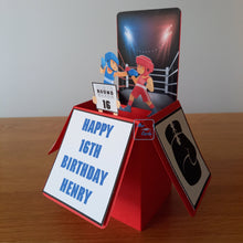 Load image into Gallery viewer, Boxer pop up box card
